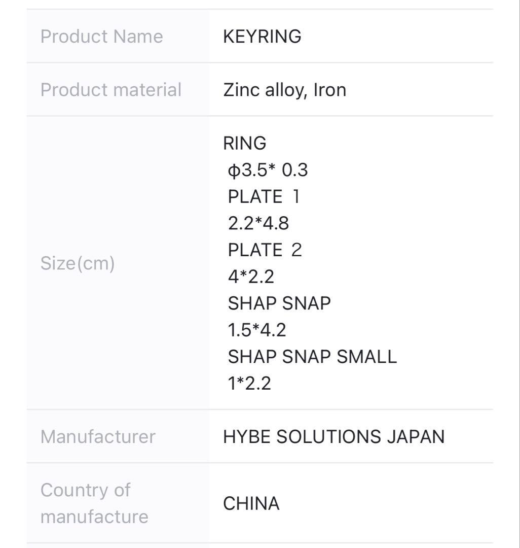 BTS BTS,THE BEST グッズ LOGO KEYRING キーリング