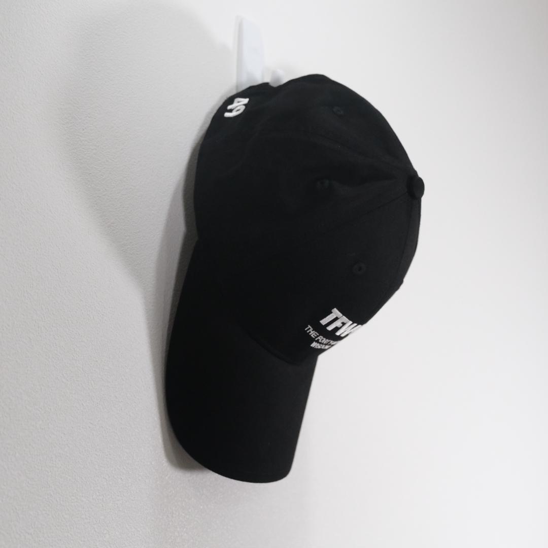 メンズウェア TFW49 GOLF EMBROIDERY 6PANEL CAP BLACK