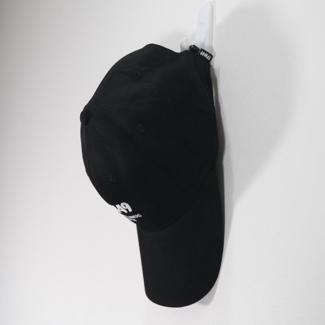 メンズウェア TFW49 GOLF EMBROIDERY 6PANEL CAP BLACK