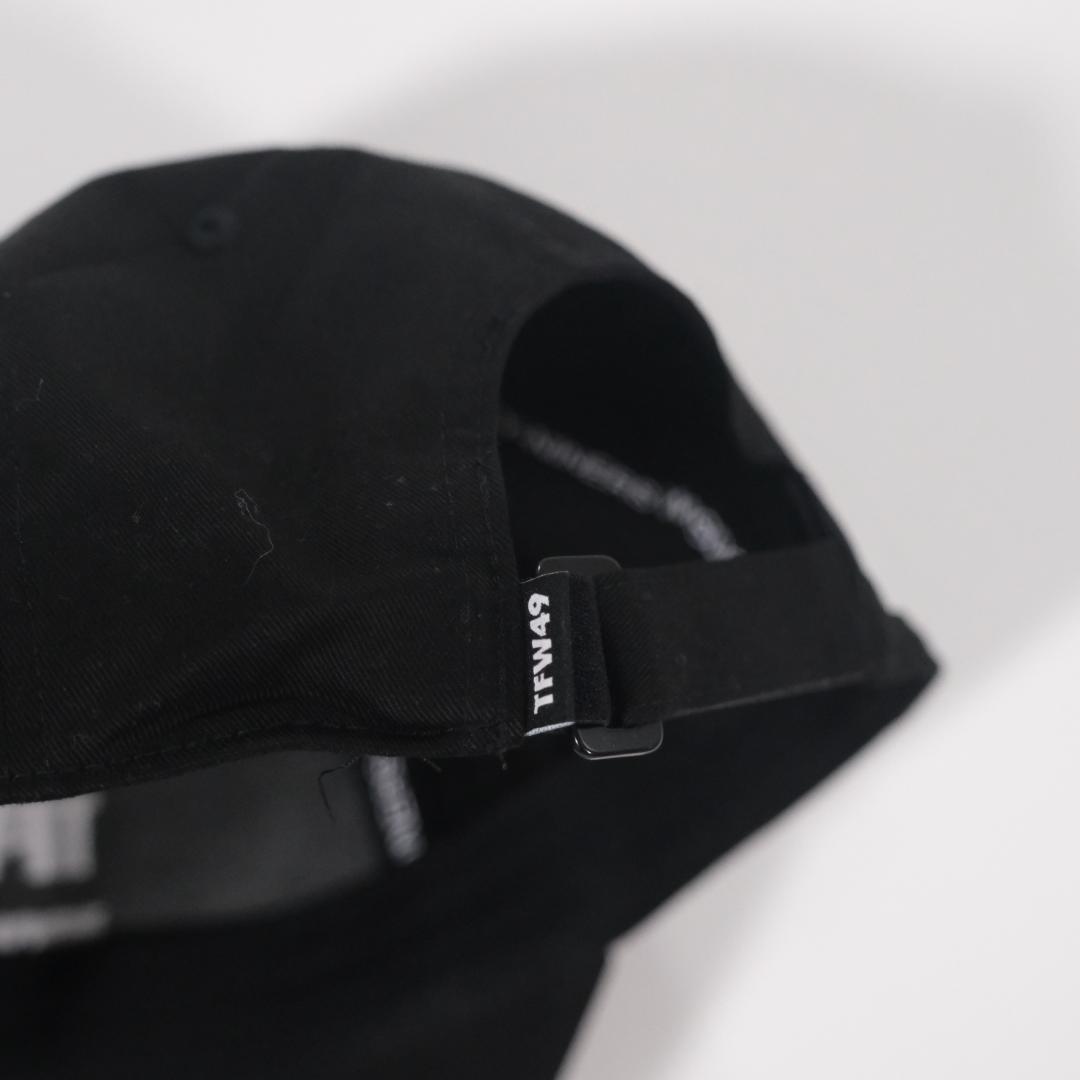メンズウェア TFW49 GOLF EMBROIDERY 6PANEL CAP BLACK