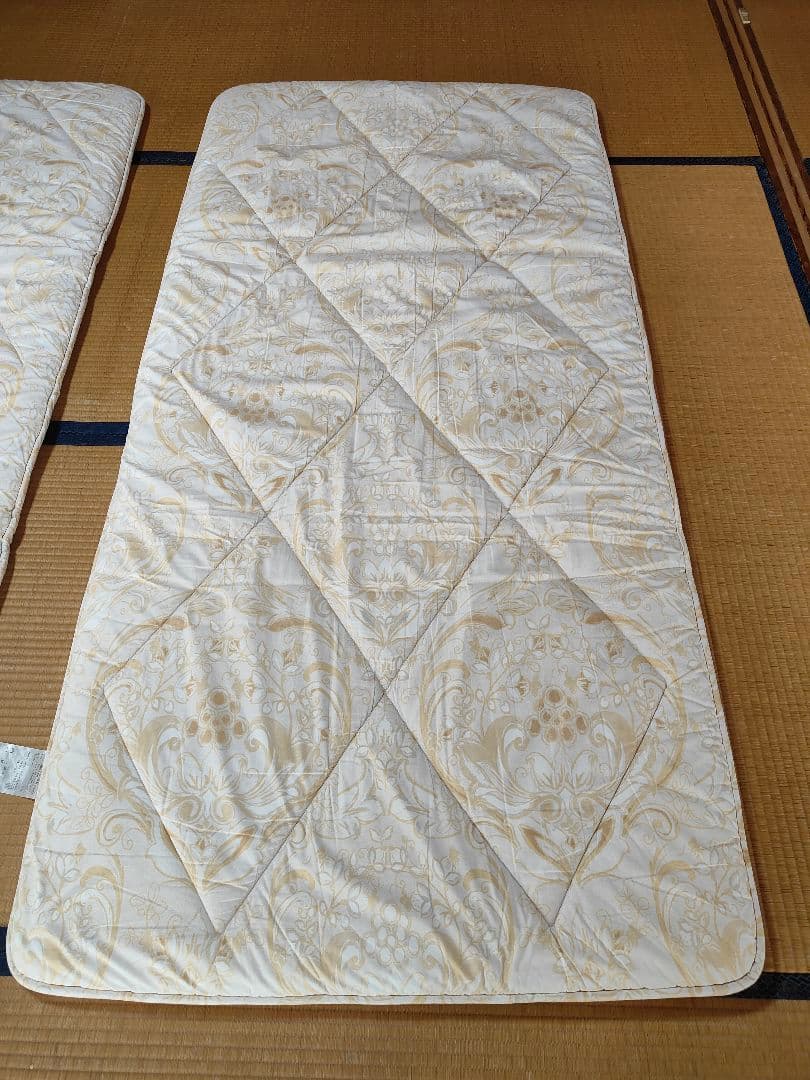 【日本製】西川 ウール混固わた3層敷布団 シングル 2枚セット