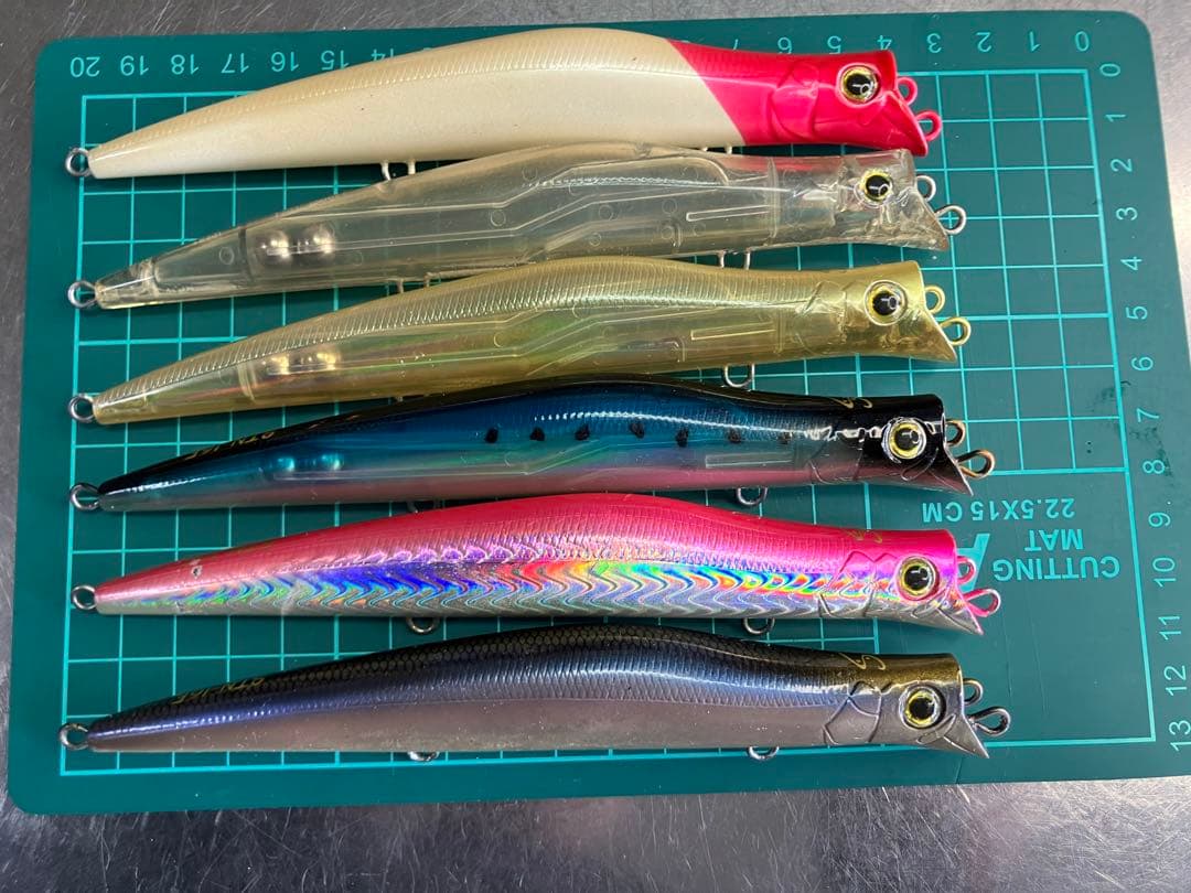 ケンクラフト　シーケンシャルノンリップミノー16cm ６本セット