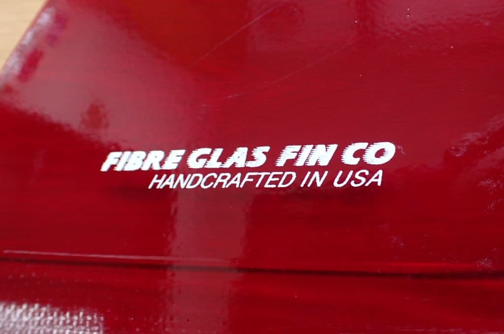 FIBRE GLAS FIN CO Dフィン レッド