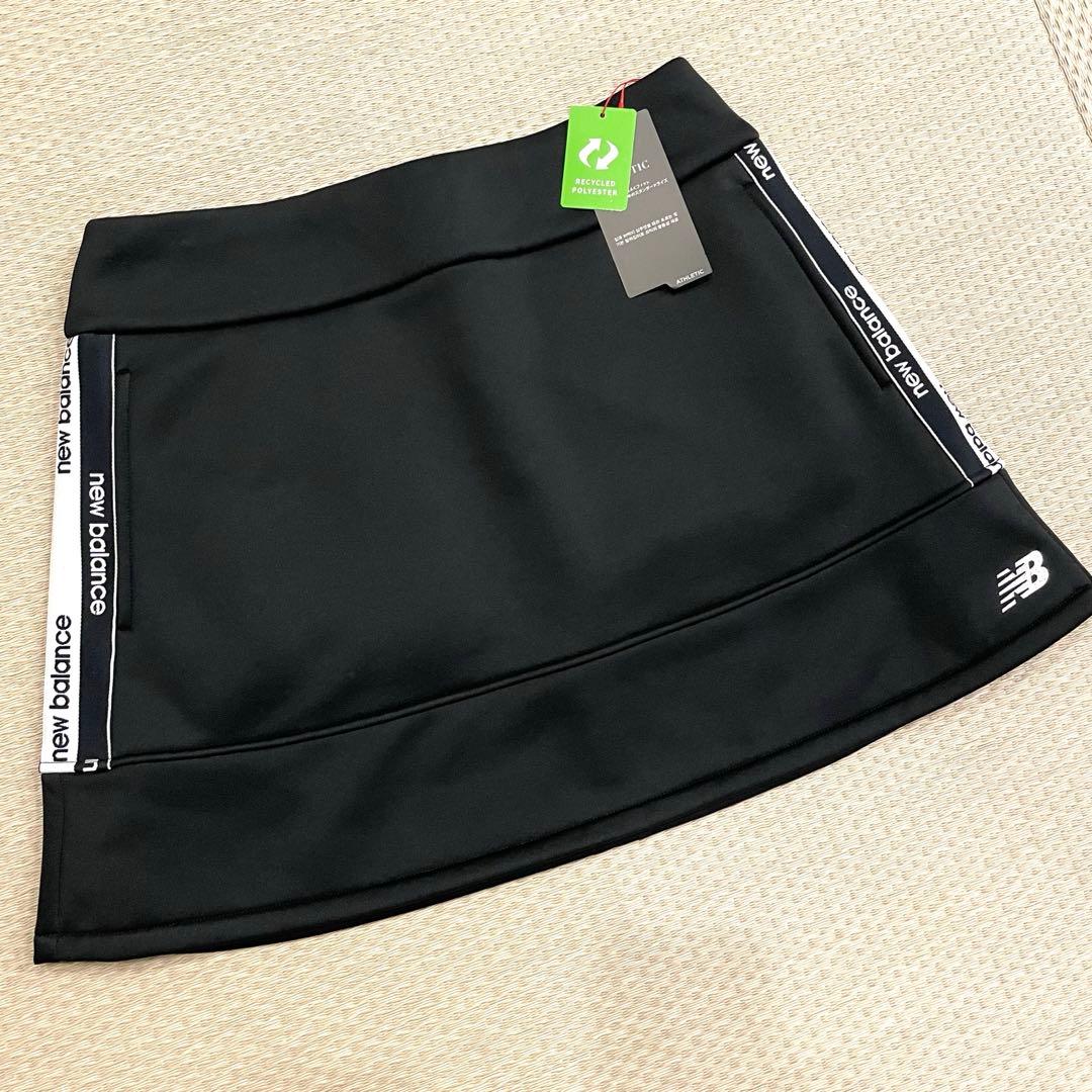 new balance ゴルフスカート裏ボア 黒(LL)
