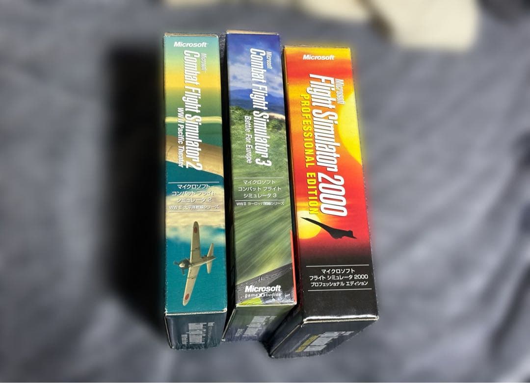 【セット】Microsoft コンバットフライトシミュレーター 2&3&2000