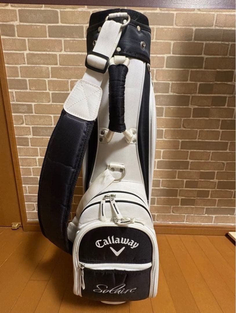 Callaway Solaire キャディバッグ ホワイト・ブラック　最安値