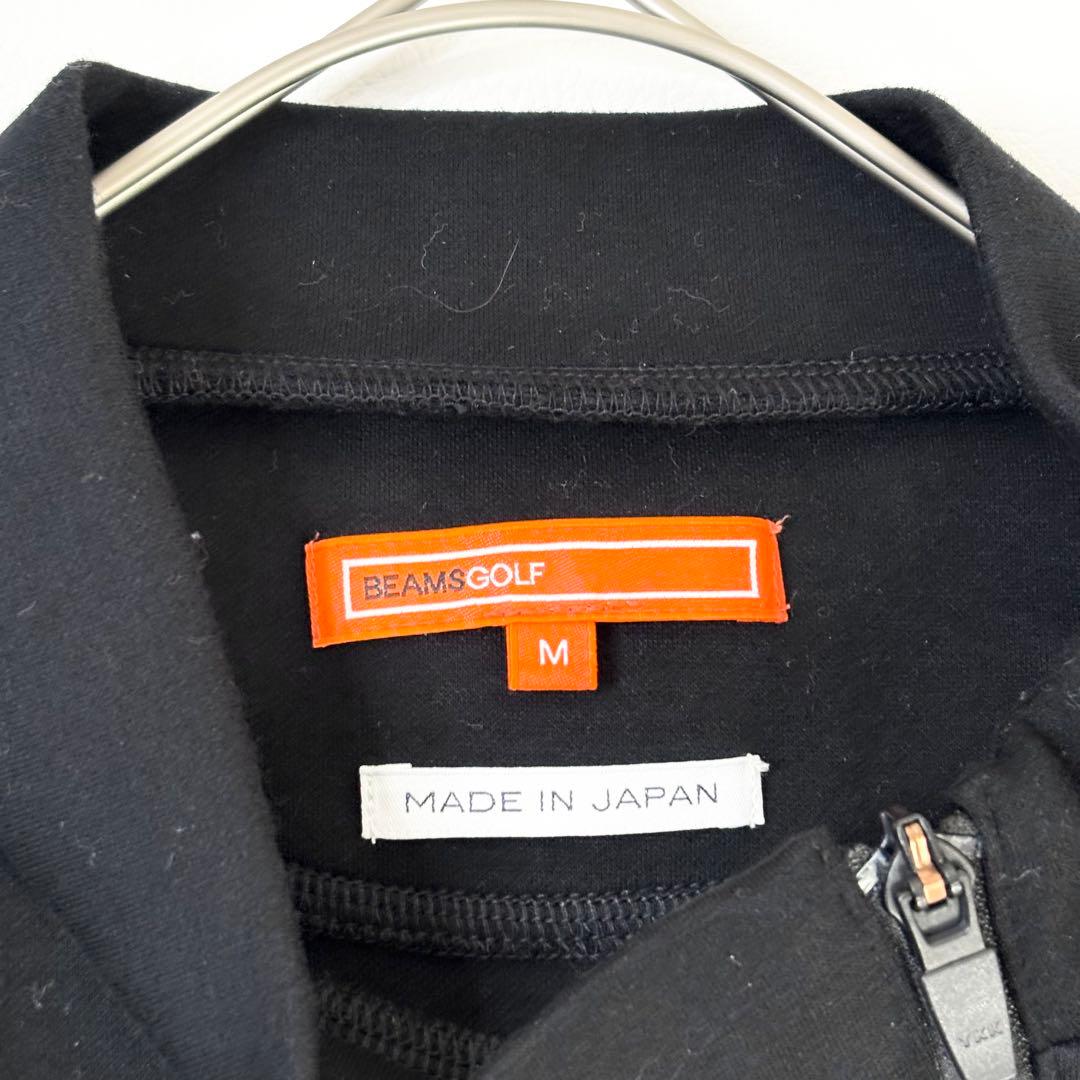958 美品✨ビームスゴルフ メンズ ベスト ダブルジップ ブラック
