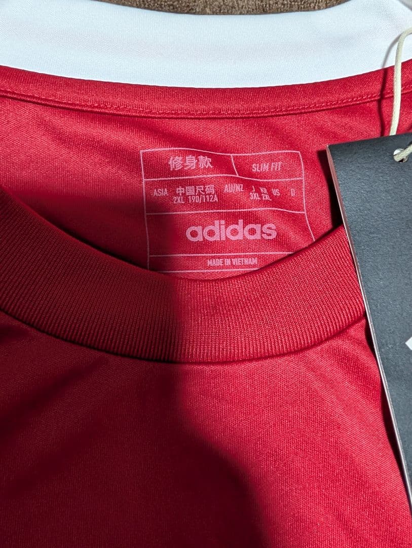 マンチェスターユナイテッド　長袖ユニフォーム新品未使用タグ付きadidas3XL