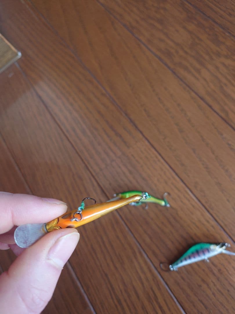 フルハンドメイド 他 ミノー3個セット 渓流