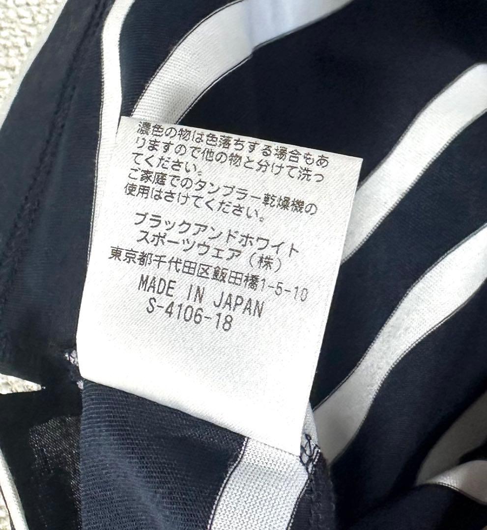 未使用 ブラックアンドホワイト BLACK&WHITE シャドウペイズリー M
