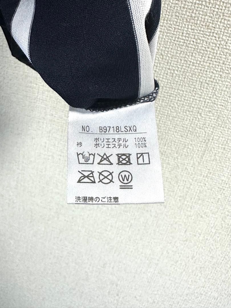 未使用 ブラックアンドホワイト BLACK&WHITE シャドウペイズリー M