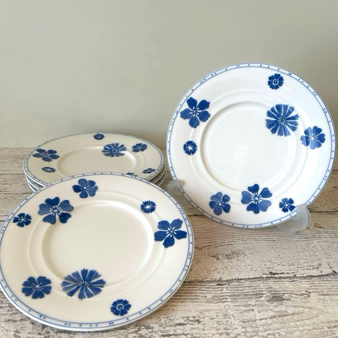 USED◉美品★ Villeroy&Boch 花柄 プレート 5枚セット
