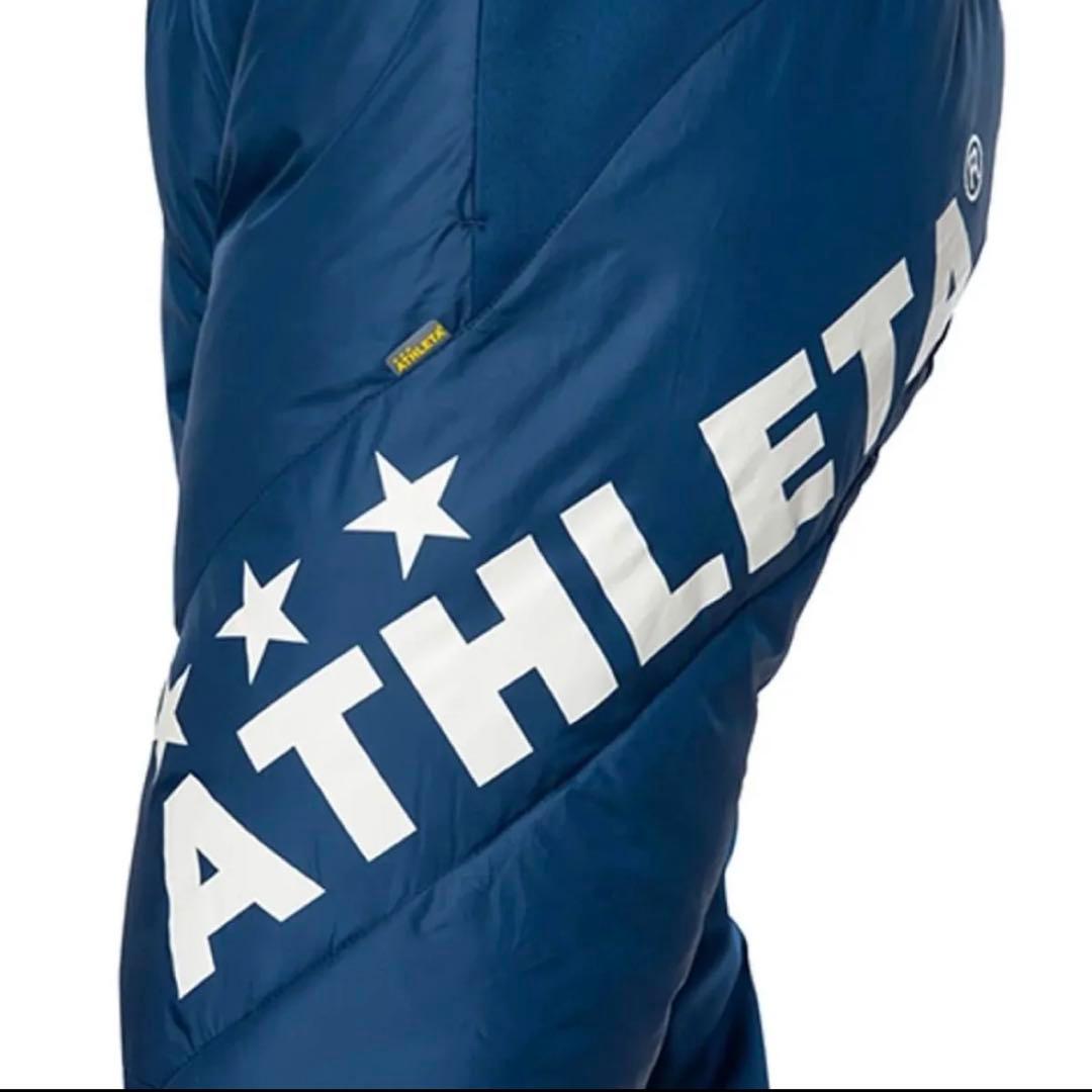 ATHLETA アスレタ 中綿ウォームパンツ ネイビー L ピステ フットサル