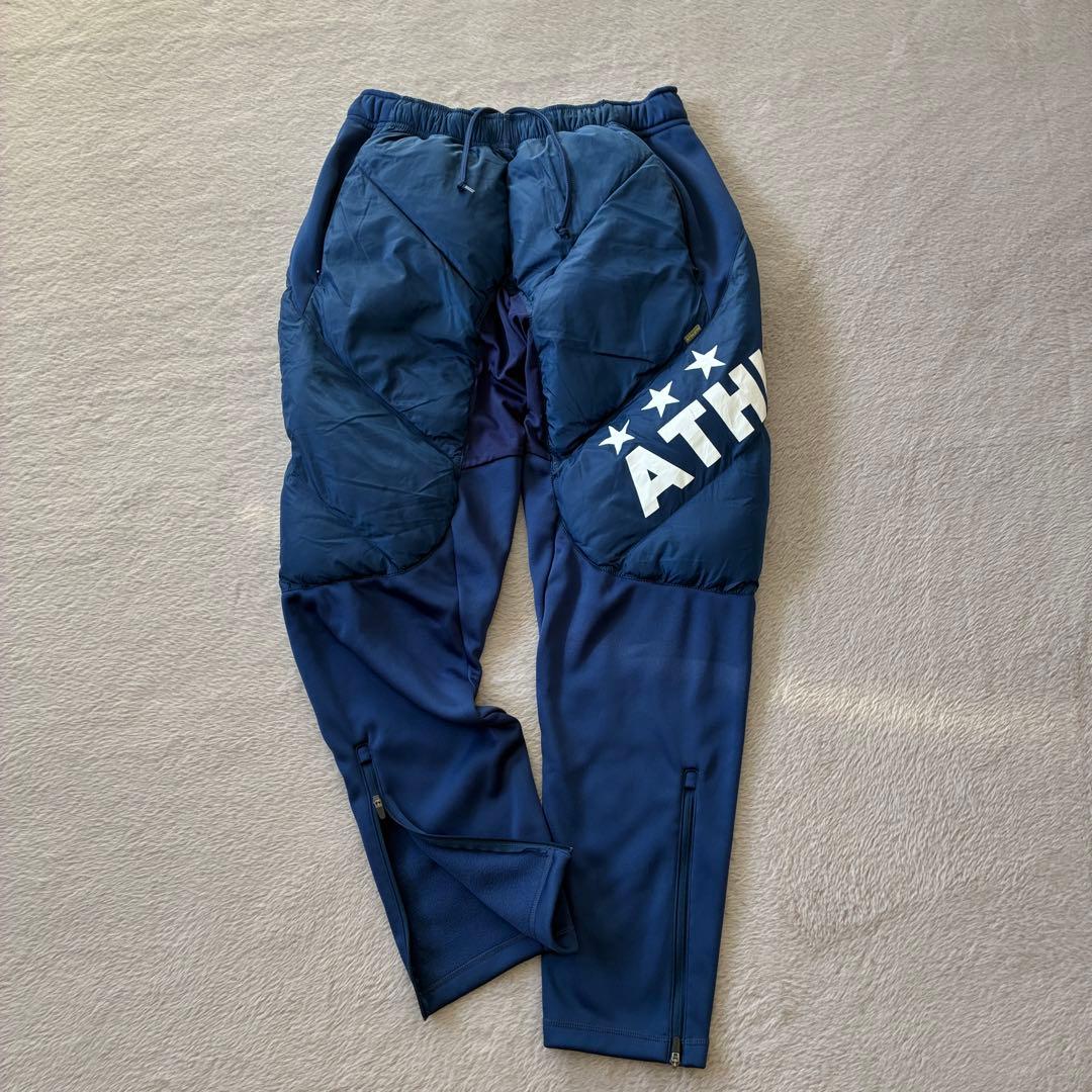 ATHLETA アスレタ 中綿ウォームパンツ ネイビー L ピステ フットサル