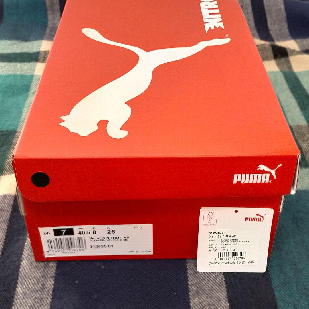 【PUMA】プーマ ヴェロシティニトロ4 26.0cm 走行距離 25km