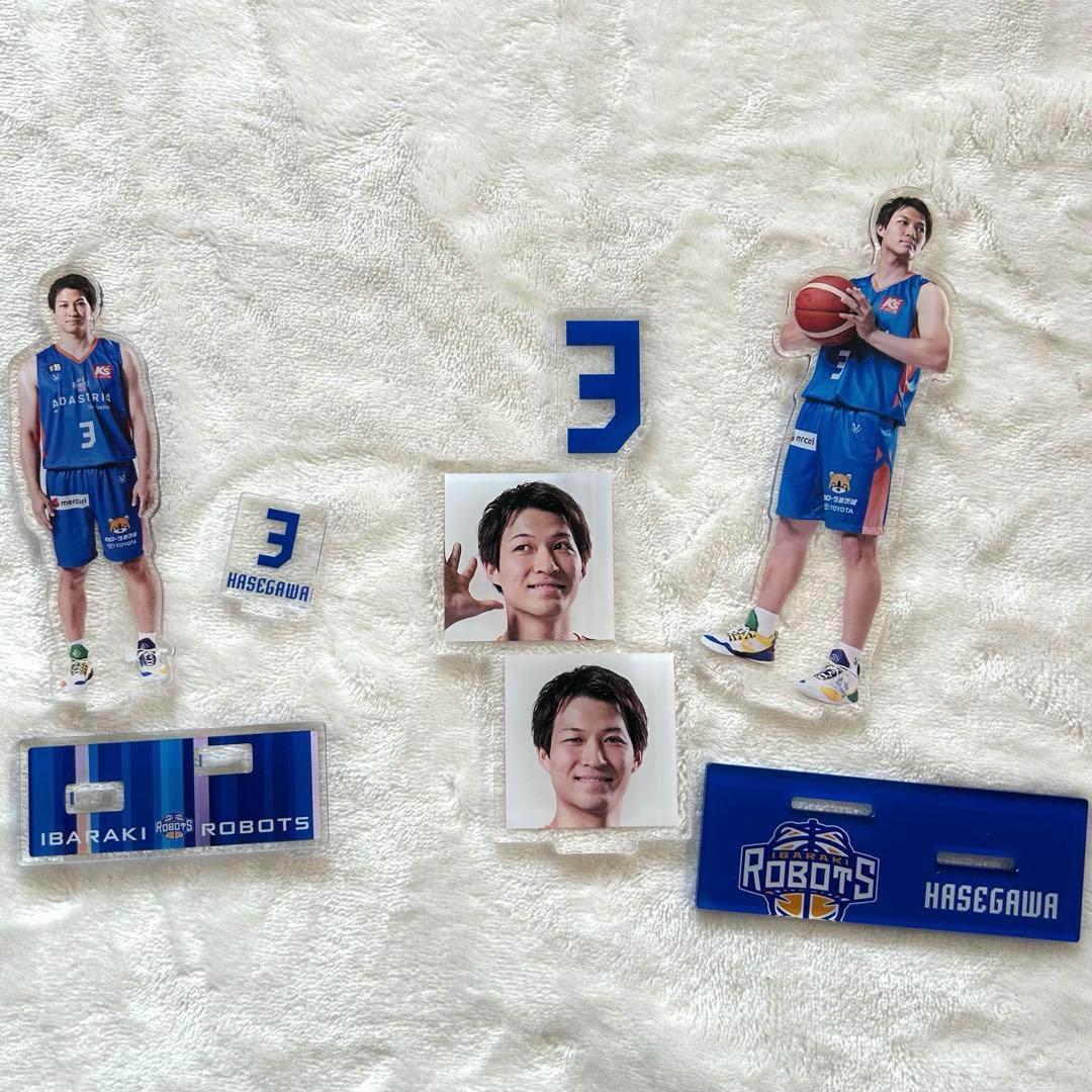 茨城ロボッツ　#3 長谷川暢選手　グッズセット
