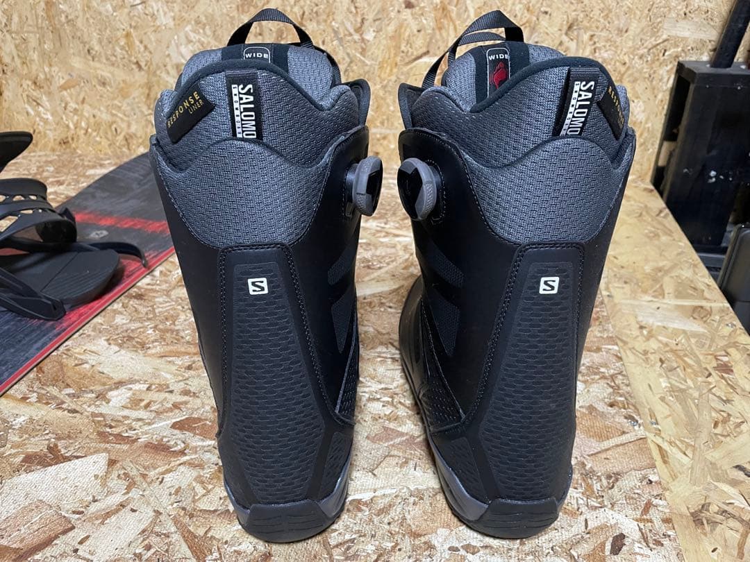 SESSIONSスノーボードとSALOMONブーツセット