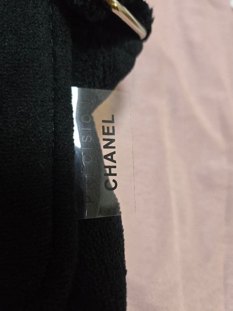 CHANEL 海外限定ノベルティ ショルダーバッグ パイル地 ビッグココマーク