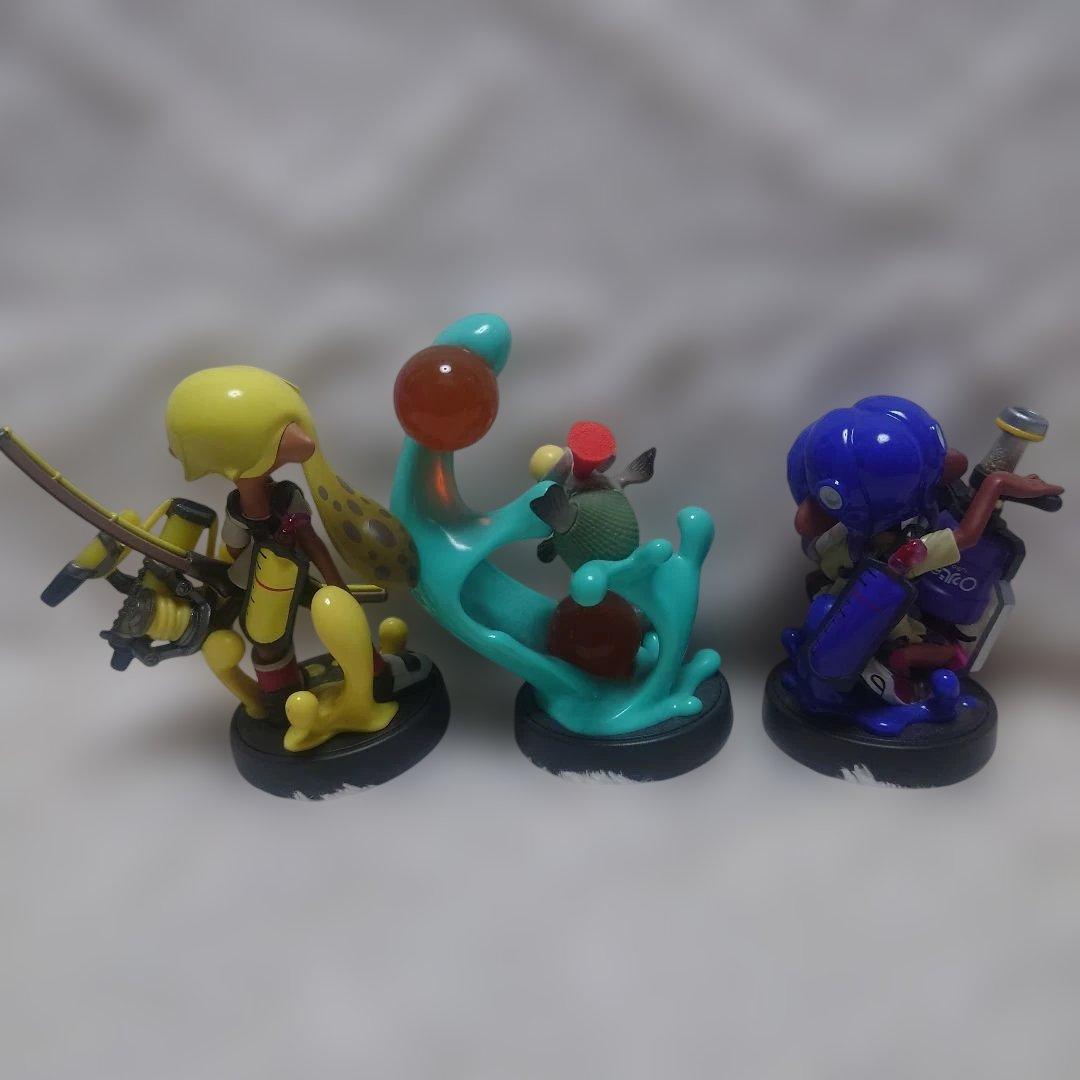 スプラトゥーン　amiibo　フィギュア　オクトリング　インクリング　コジャケ