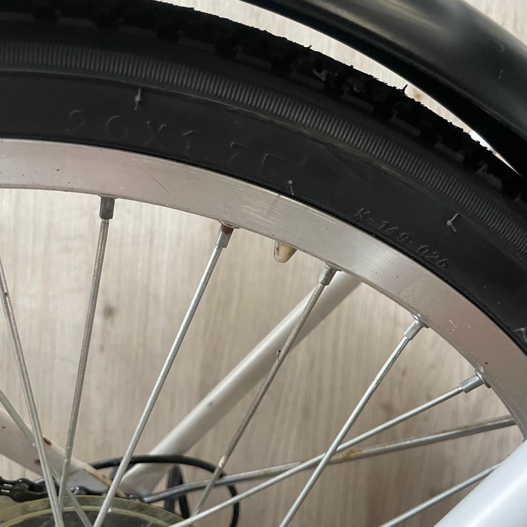 防災サイクル AERO 20型 折りたたみ自転車 6段変速 LEDオートライト付