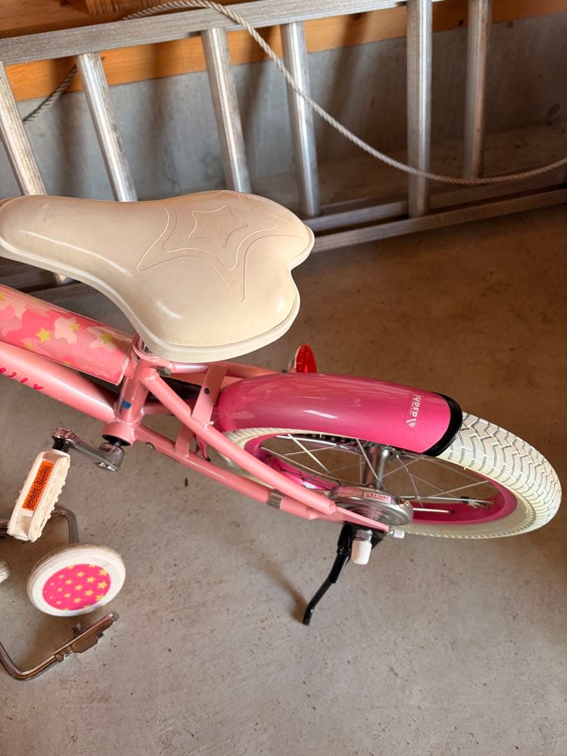 幼児用自転車 16インチ　アサヒサイクル　美品　『新潟　直接引き渡しのみ』