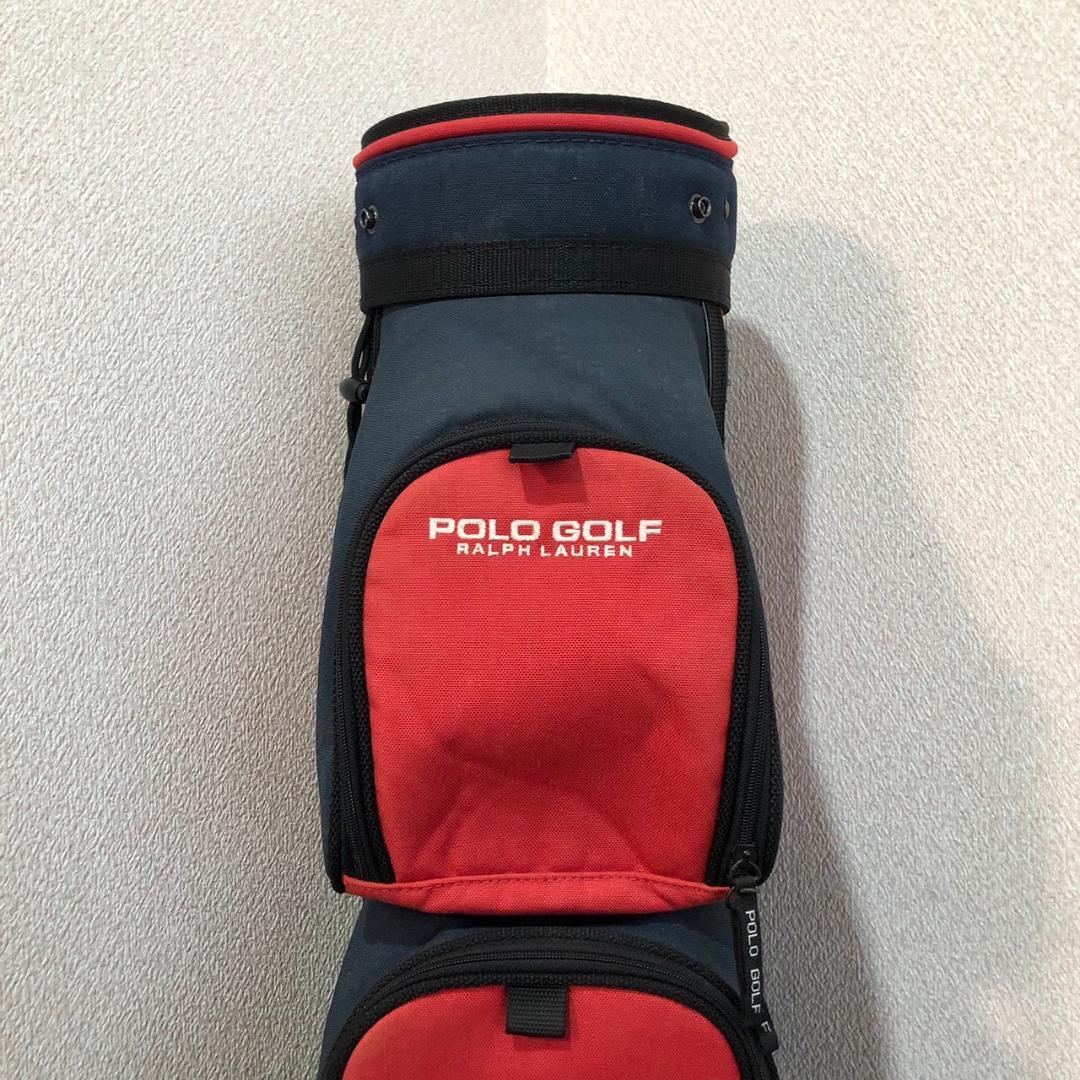 【希少】 PORO GOLF ラルフローレン キャディバッグ 3分割 カート型