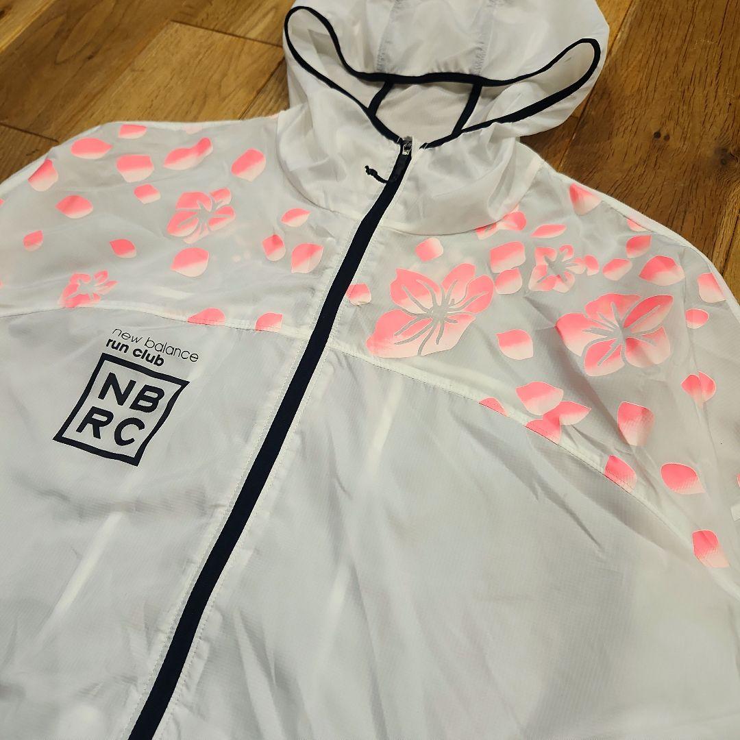 ニューバランス ランニングウインドブレーカー 桜 Lサイズ NB　春カラー