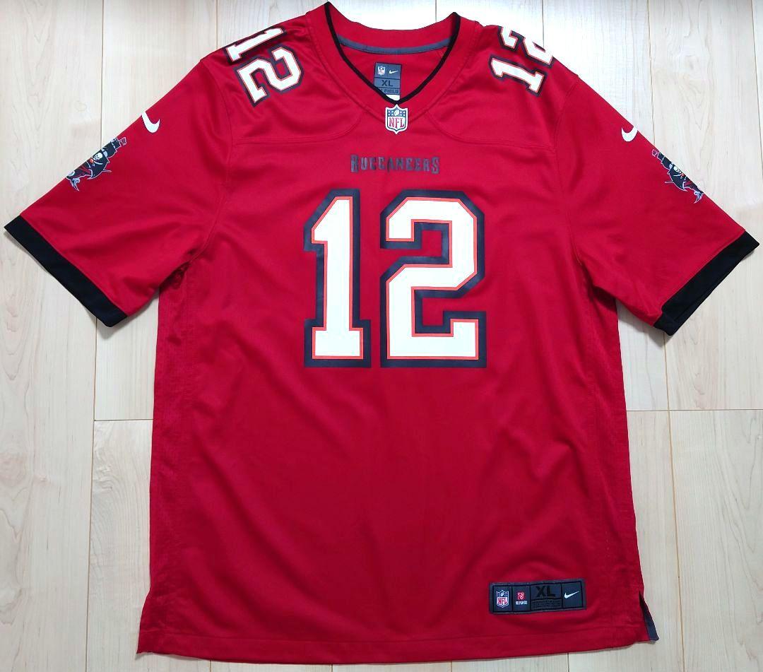 NFL バッカニアーズ トム・ブレイディ NIKE レプリカジャージ【XL】