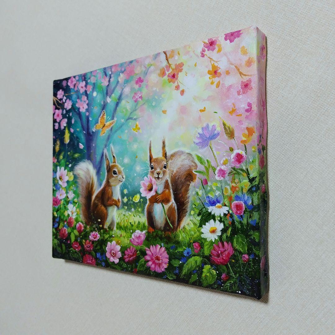 N*a様 【春の集い】アクリル画 F3 風景画 絵画