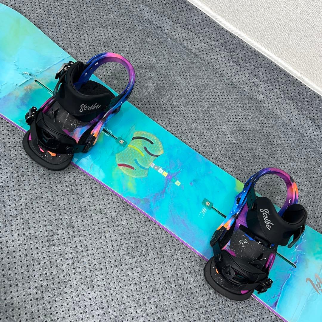 ５回使用 144cm BURTON FEATHER×BURTON SCRIBE