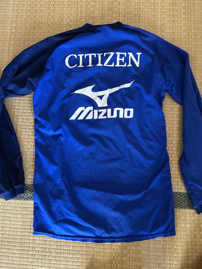 ヴァンフォーレ甲府長袖練習着Mizuno 青 長袖 サッカーウェア XLサイズ