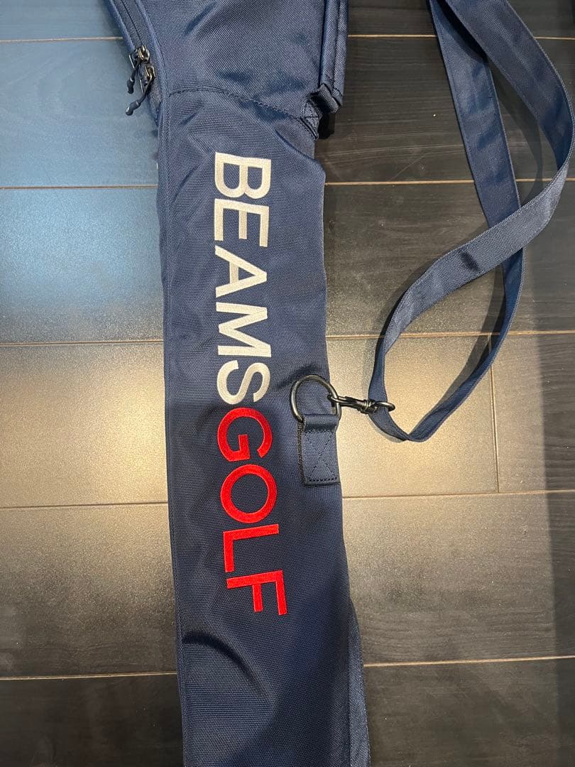 美品　BEAMS GOLF キャディバッグ ネイビー　クラブケース