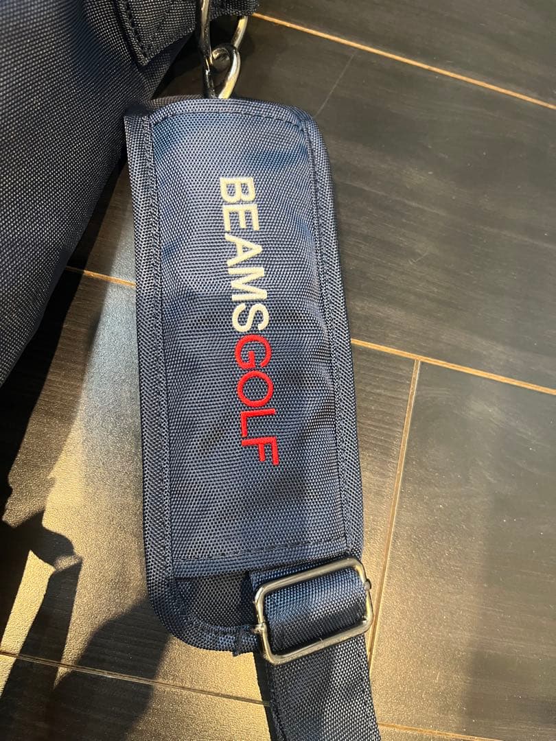美品　BEAMS GOLF キャディバッグ ネイビー　クラブケース