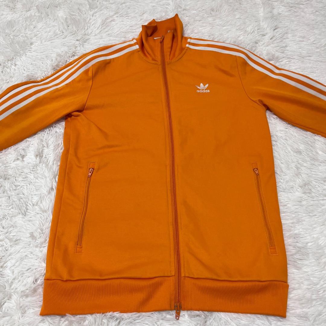 古着 adidas アディダス オレンジ トラックジャケット ファイヤーバード