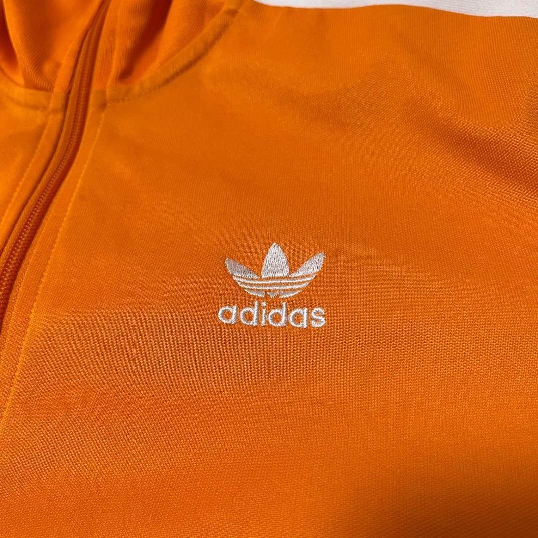 古着 adidas アディダス オレンジ トラックジャケット ファイヤーバード