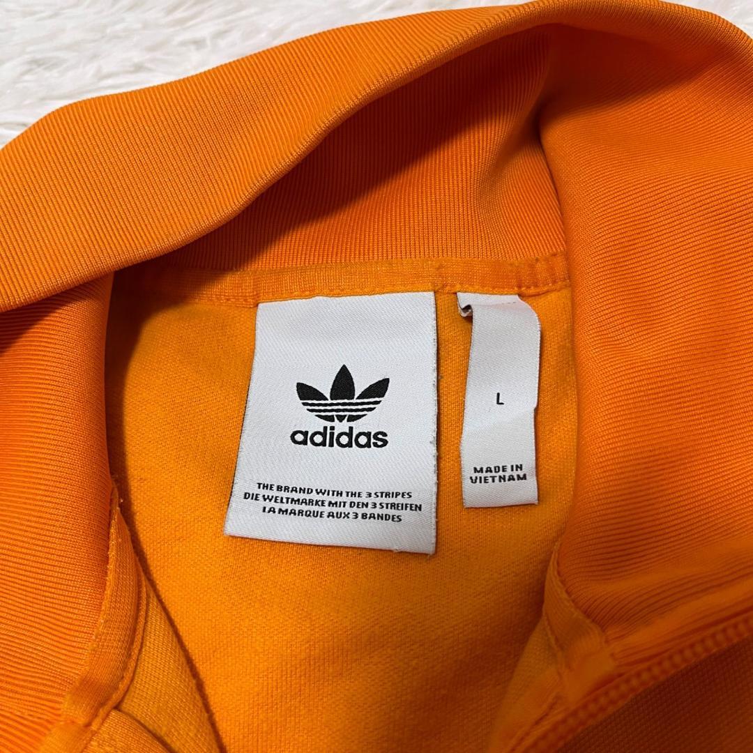 古着 adidas アディダス オレンジ トラックジャケット ファイヤーバード