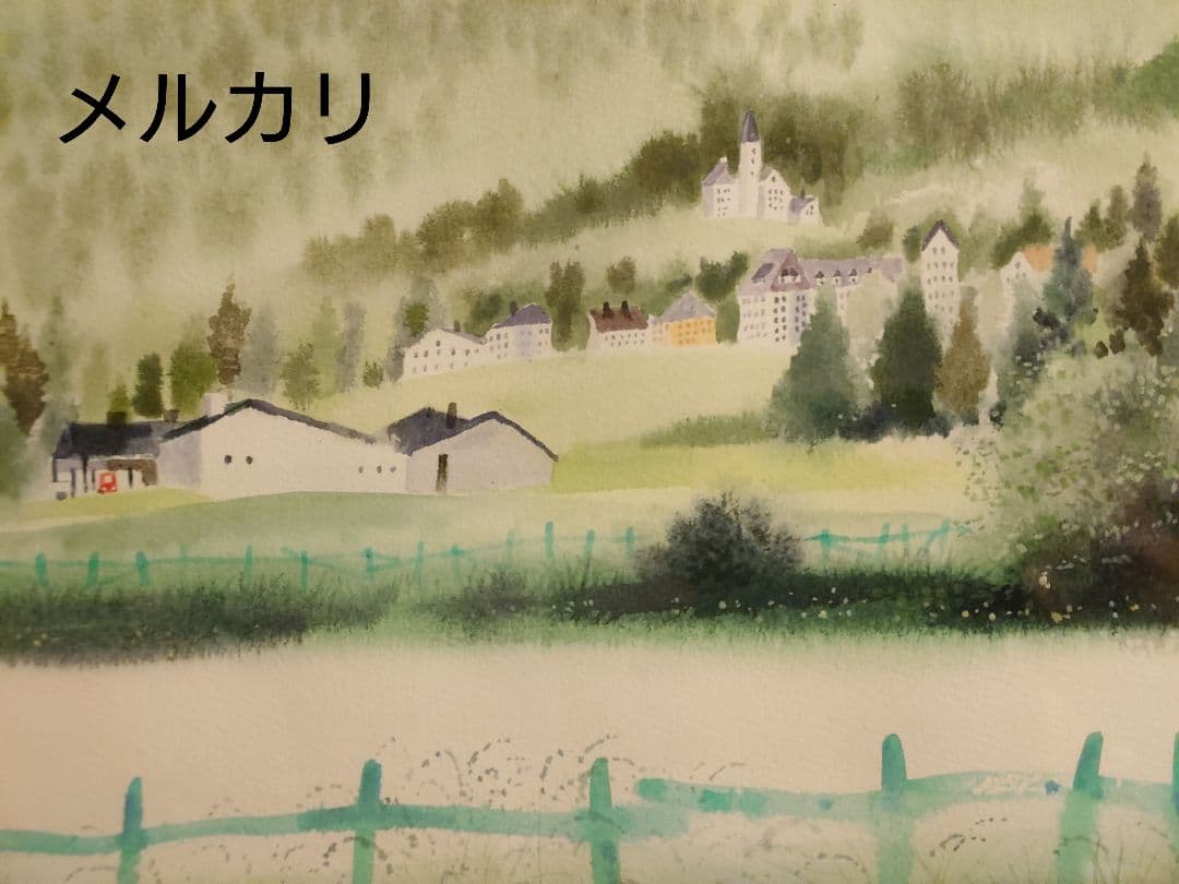 ✨️限定1点限り 渡辺あきおさんの水彩画　原画　真作　美品