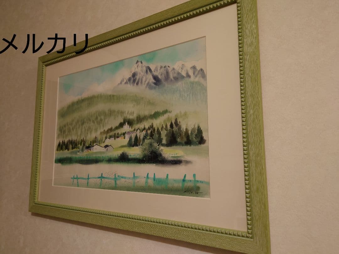 ✨️限定1点限り 渡辺あきおさんの水彩画　原画　真作　美品