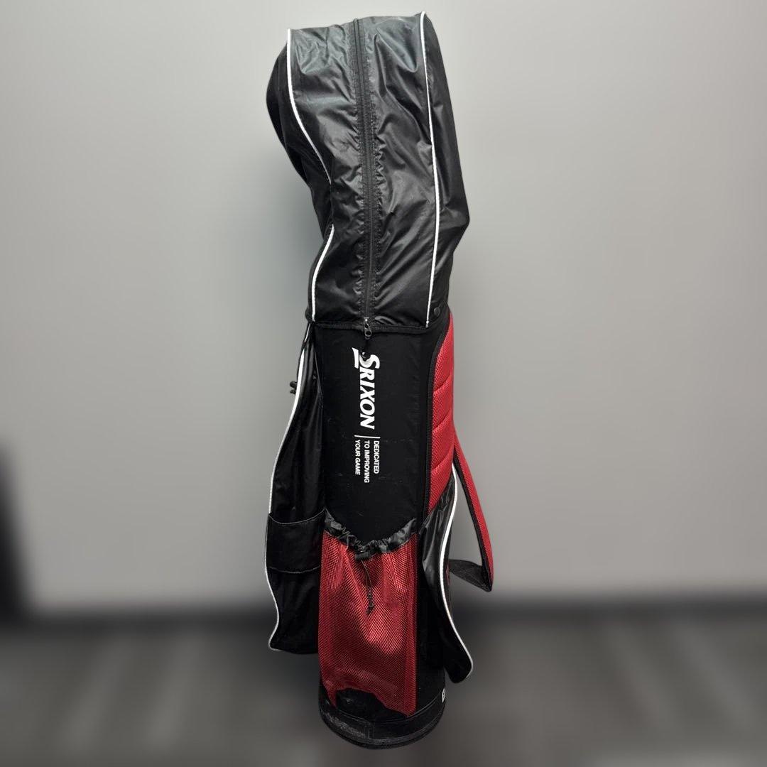 SRIXON スリクソン キャディバッグ ゴルフバッグ　ブラック　レッド　赤