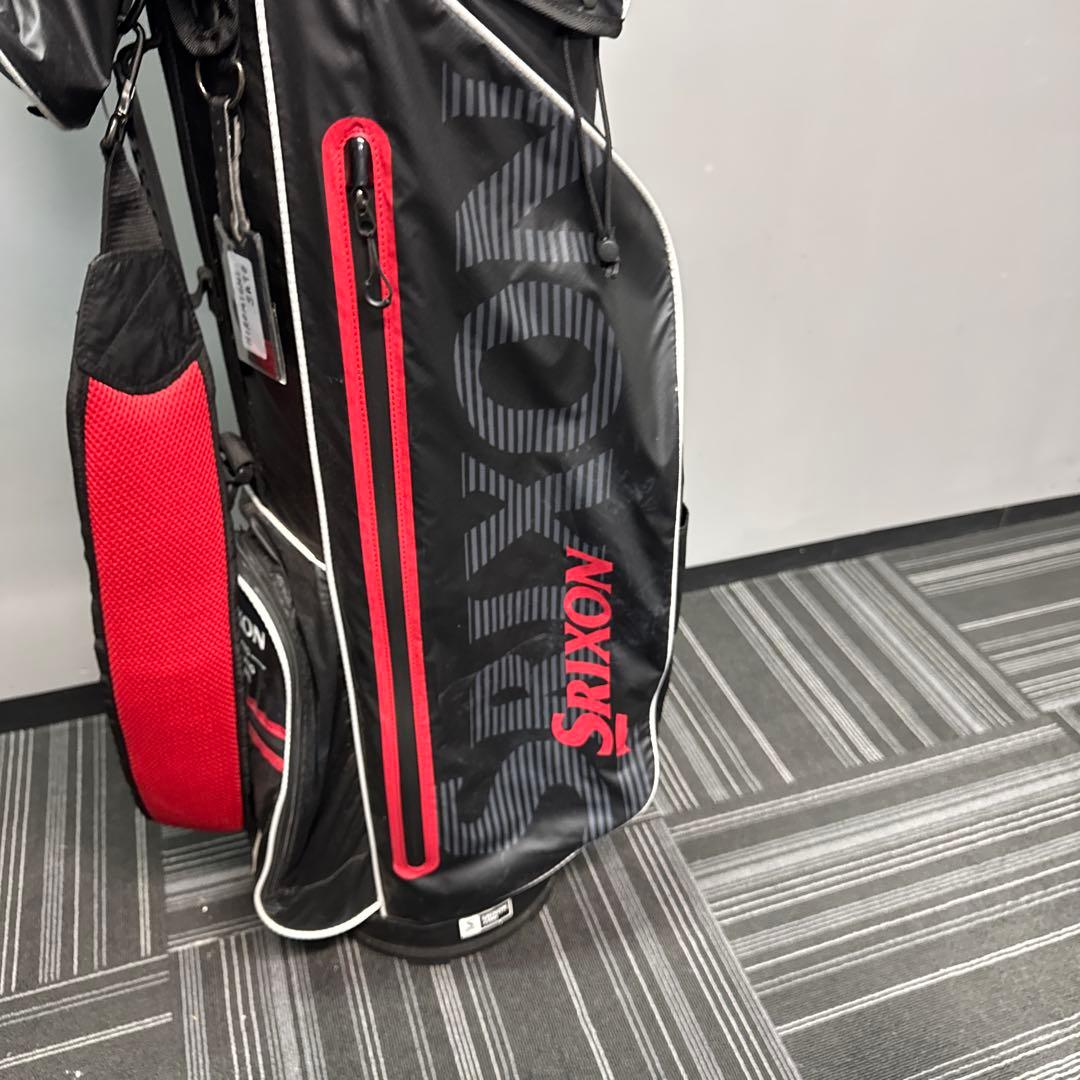 SRIXON スリクソン キャディバッグ ゴルフバッグ　ブラック　レッド　赤