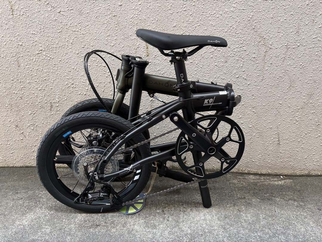 DAHON k9X 新品　送料込み　ミニベロ　折りたたみ自転車　オリーブブラック
