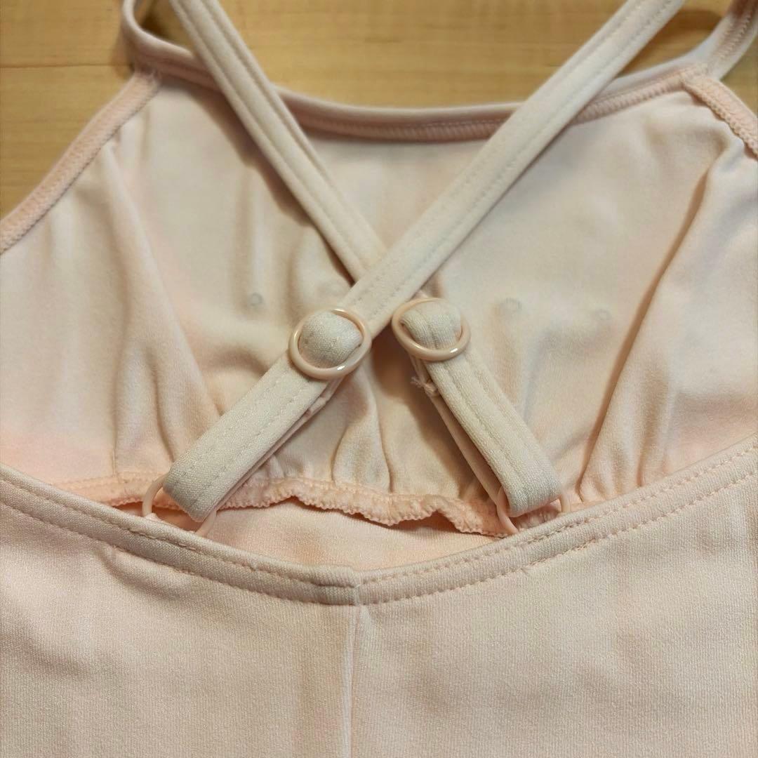 新品Chacott 120cm スカート付レオタード ピンク¥13200