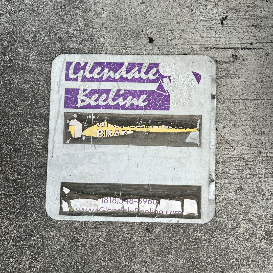 Glendale Beeline アメリカ道路標識　アメリカ道路標識看板