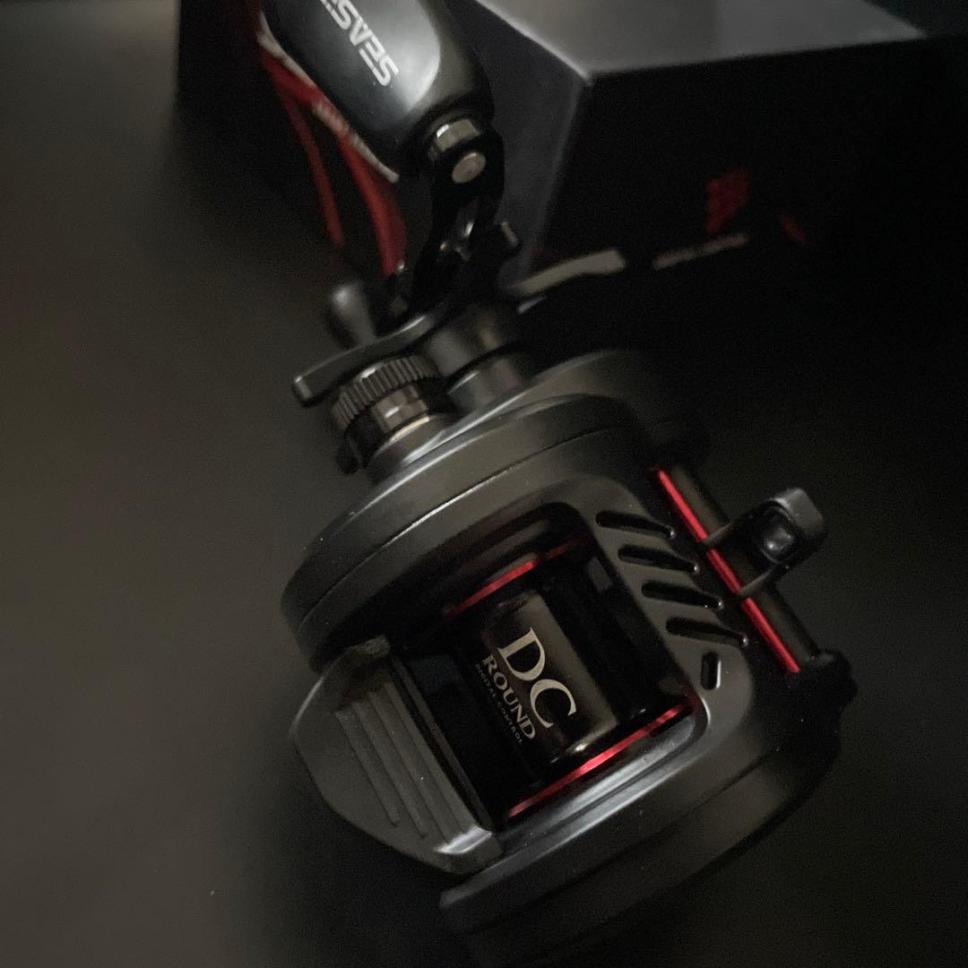左巻 SEASIR DC ROUND ベイトリール 164g 真鍮ギア　丸型DC