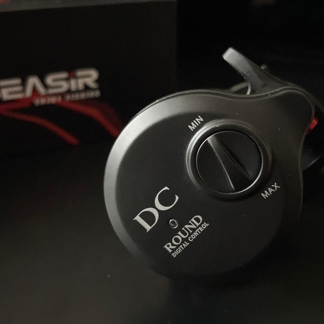 左巻 SEASIR DC ROUND ベイトリール 164g 真鍮ギア　丸型DC