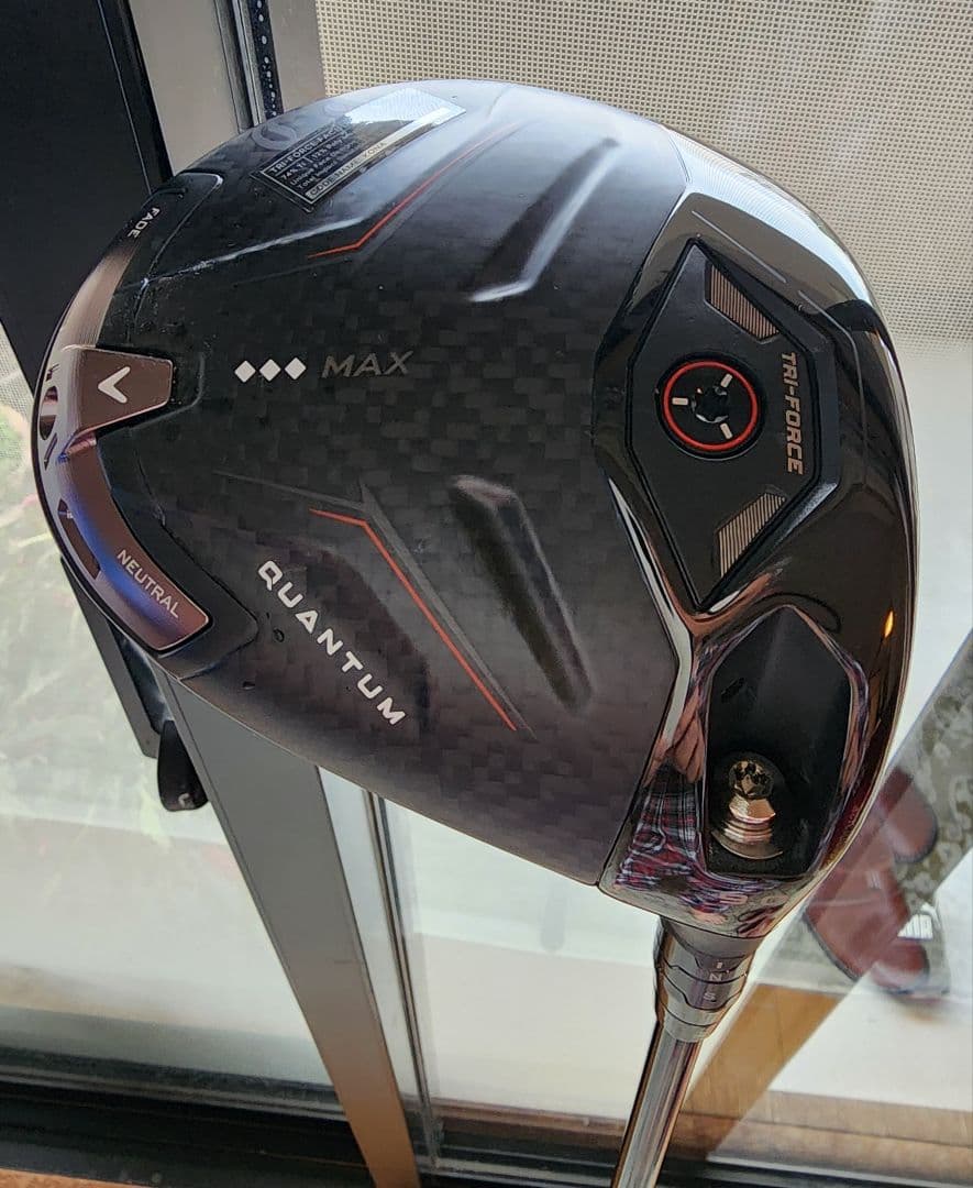 【人気】キャロウェイQUANTUM MAX TD 1W 9.0 黒ベンタス6S