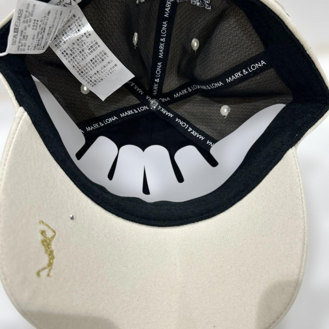 新品❤️MARK&LONA キャップ クリーム色