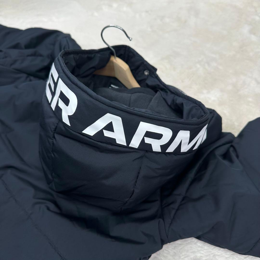 ✨美品✨アンダーアーマー STORM 中綿ベンチコート XXL 撥水 防寒 黒