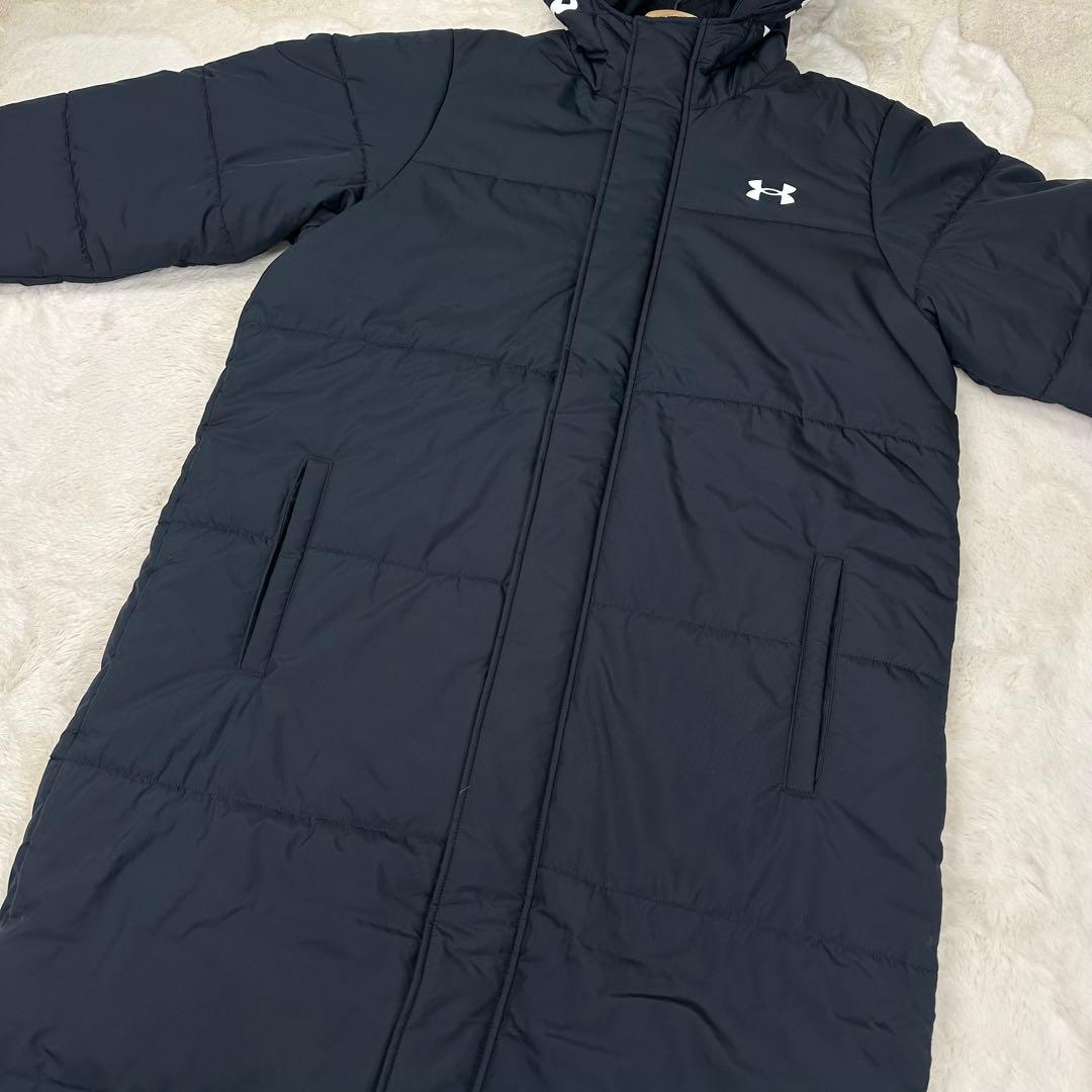 ✨美品✨アンダーアーマー STORM 中綿ベンチコート XXL 撥水 防寒 黒
