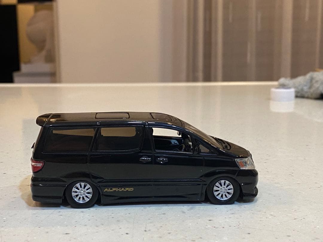 あの頃のフラッグシップミニバン ローダウンカスタム　2台セット1/43